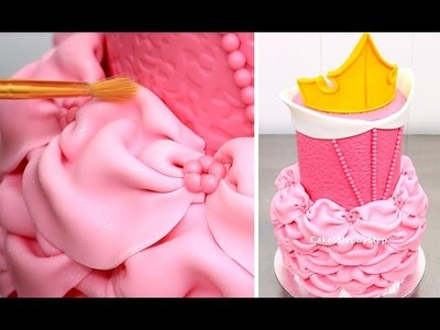 How To Make a Disney Princess AURORA Sleeping Beauty Cake by Cakes StepbyStep