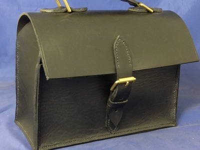 How to make a Leather Handbag - based on a lunch bag