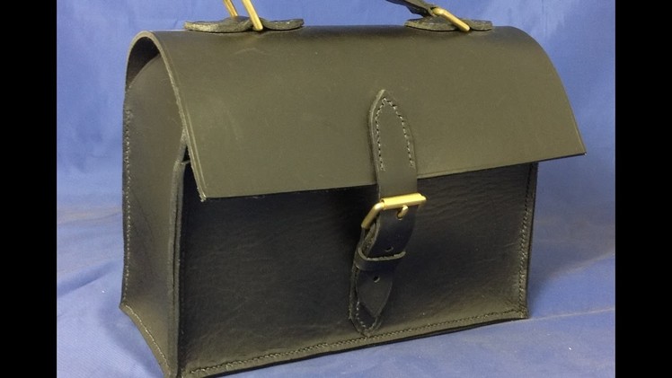 How to make a Leather Handbag - based on a lunch bag