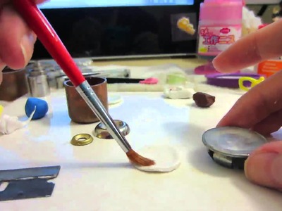 How to make a miniature plate out of fimo