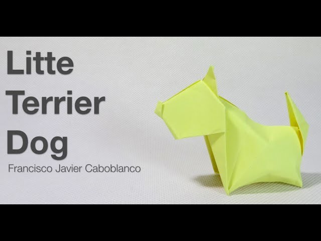 How to make a Paper Terrier Dog | Origami Terrier Dog | Easy Origami
