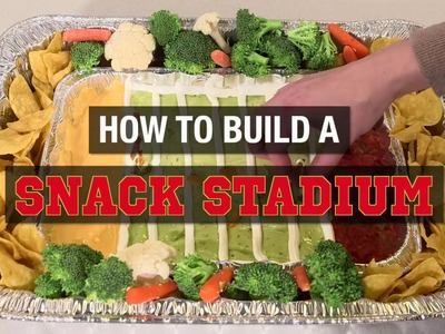 How to make an easy snack stadium for game day