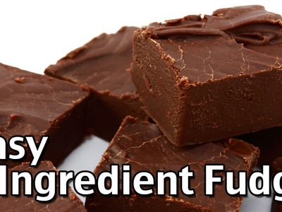 How to Make Easy 2 Ingredient Homemade Fudge