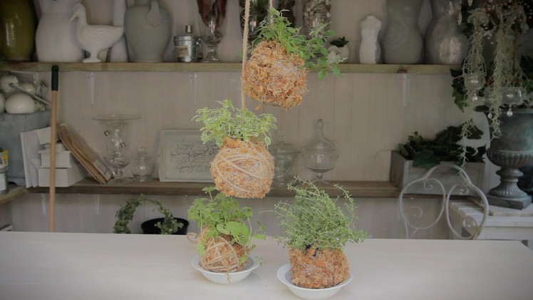 How to make Hanging Kitchen Herbs Tutorial