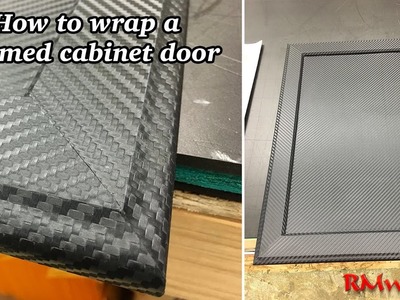 How to wrap cabinet door Rmwraps.com