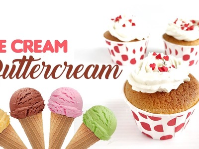 Ice cream Buttercream | Buttercream lembut dan tidak ngendal di lidah