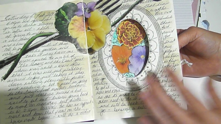 Inspiration #2 "Making windows on your journal pages"