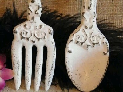 Kitchen Wall Decor Fork and Spoon