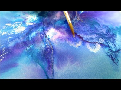Linda Melvin's Abstract Fluid Watercolor System---Lesson 2