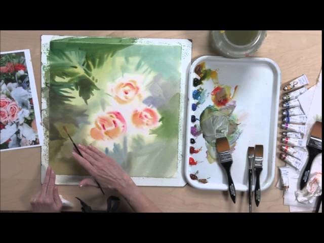 Loosen Up with Negative Painting Techniques for Watercolor Flowers--Preview