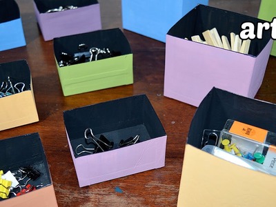 Making Boxes with Thin Cardboard :: Organizing my Drawer