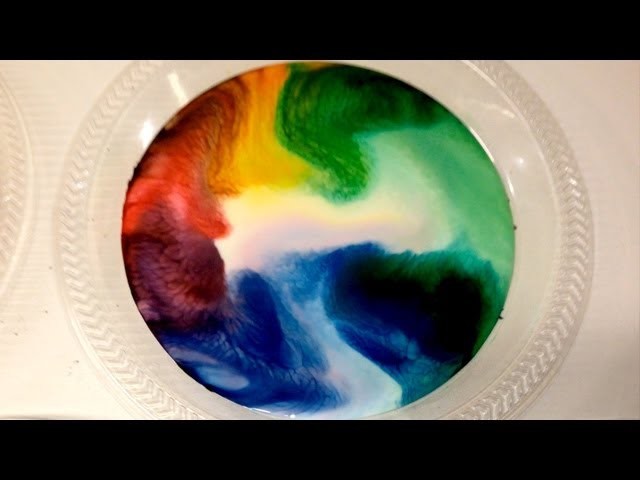 Milk Food Coloring And Dish Soap Experiment ~ Incredible Science
