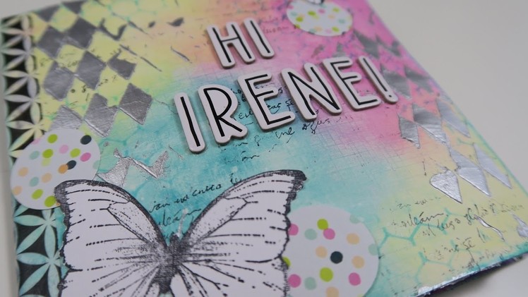 Mixed-media Flipbook for Irene :) PROCESS