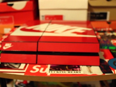 Nike Shoe Box PS4 Skin by colckworksignage.co.uk !