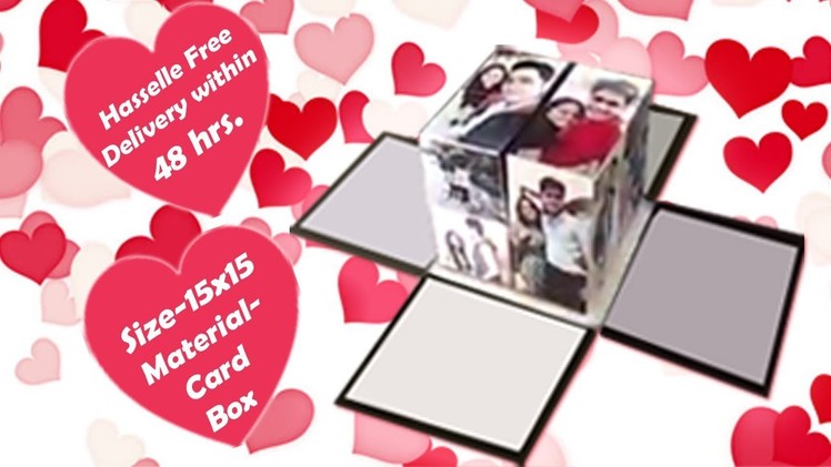 OGO Photo Cube Box | Rubix cube | Customized Gifts | Handmade Gifts