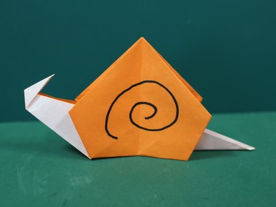 Origami "Snail" 折り紙 「かたつむり」折り方