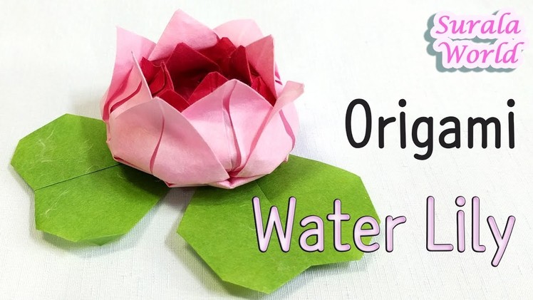 Origami - Water Lily (flower, lotus)