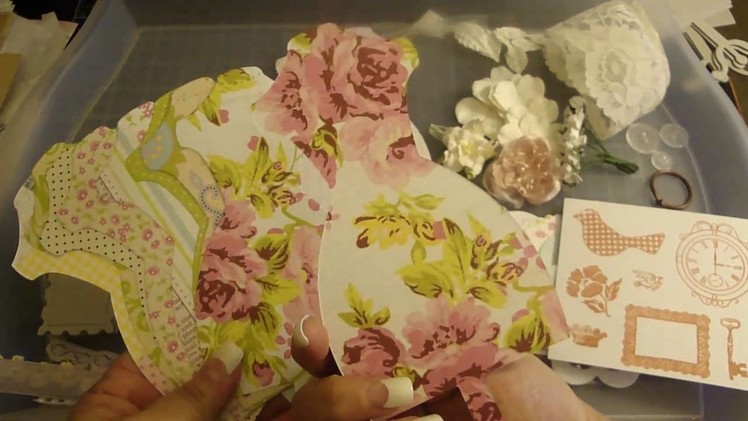 Paper Girl Dress Form Calendar.Mini Album Kit ***SOLD***
