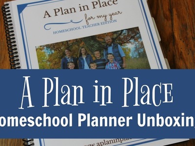 Plan in Place Homeschool Planner Review