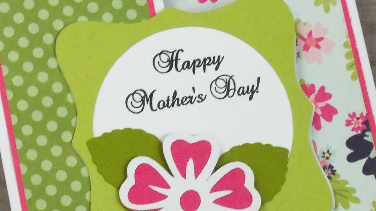 PRETTY S-FOLD MOTHER'S DAY CARD
