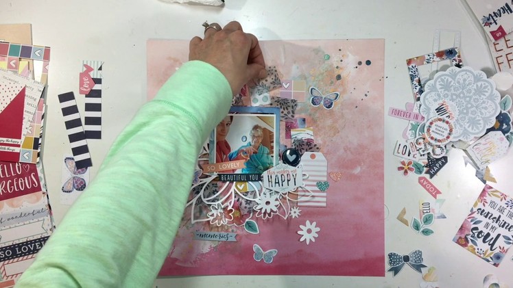 Scrapbooking Process #90- "Always Mothers" for Clique Kits