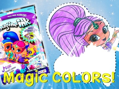 Shimmer and Shine Color Changing Imagine Ink Rainbow Marker Coloring Book | Evies Toy House