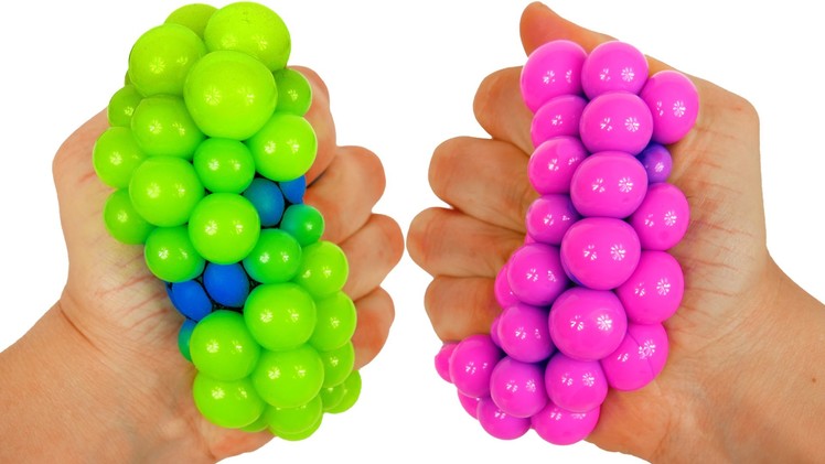 Squishy Stress Balls Learning Colors Video for Kids