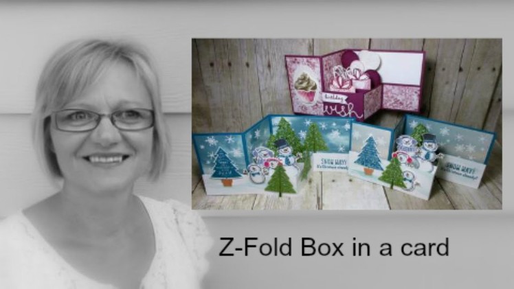 Stampin'Up! Z-Fold Box in a card