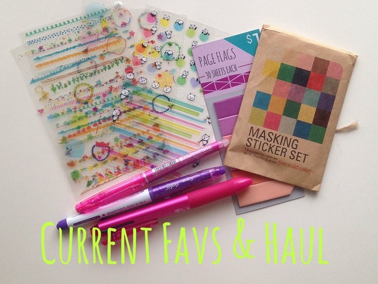 Stationary Favorites for the Month and Small Haul