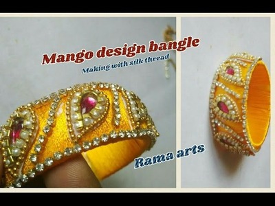 Stone design bangle - how to make bangle | jewellery tutorials