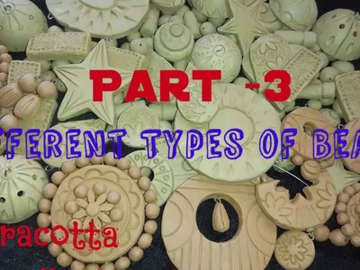 Terracotta Jewellery | part 3|Different types Beads |Telugu తెలుగు