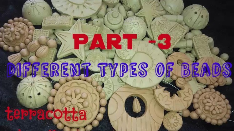 Terracotta Jewellery | part 3|Different types Beads |Telugu తెలుగు
