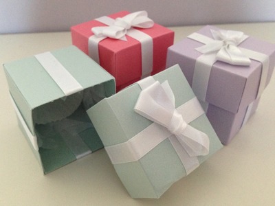 Tiffany Inspired Wedding Favour Boxes (Tutorial)