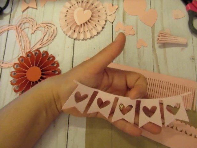 Valentines Series Episode #24: Silhouette Cuts, rossette assembly
