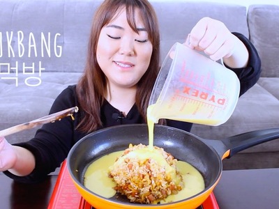 Volcano Kimchi Fried Rice | MUKBANG 먹방 | 한라산 김치볶음밥