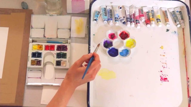 Watercolor 101: Mixing Your Colors