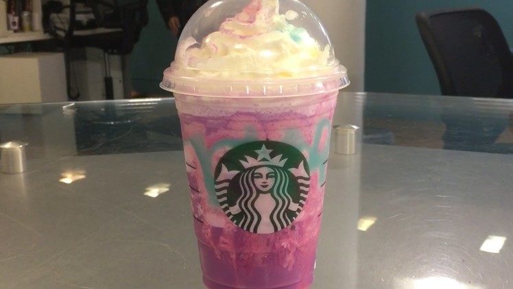 We got our hands on Starbucks' crazy, new Unicorn Frappuccino