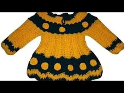 Woolen sweater designs for kids in hindi | two colour knitting pattern design