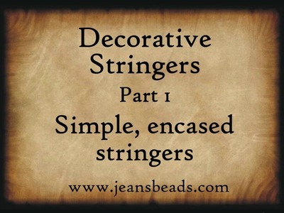 Working with Glass, Decorative Stringers 1 by Jeannie Cox