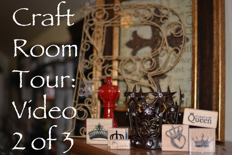 ||2.|| Studio Reign: My Craftroom Tour Video 2 of 3-Supplies and Creation Zone