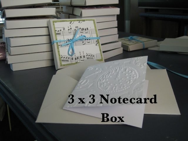 3 x 3 Notecard Box