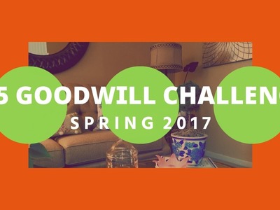 $5 Goodwill Challenge Spring 2017