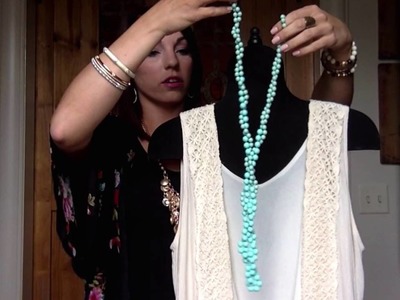 A Few Minutes of Fashion with Chelsey Knapp - Seabreeze Necklace Versatility