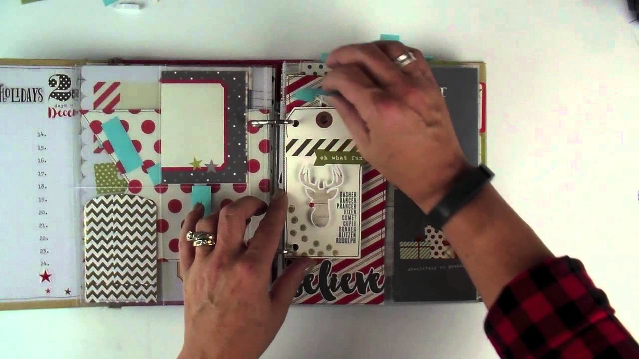 A peek at the insides!  Document Your December Project Kit