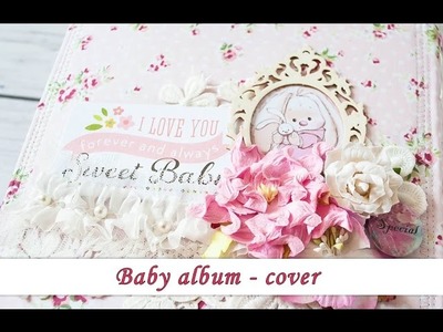 Baby album - cover design - tutorial by Ola Khomenok
