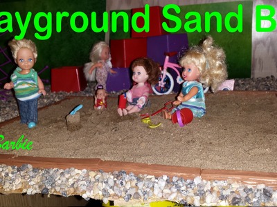 Barbie - How to make a Playground Sand Box