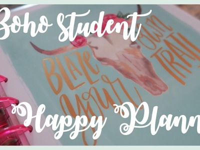 Boho Student Happy Planner 2017-2018 Boxed Kit Overview and Flip Through