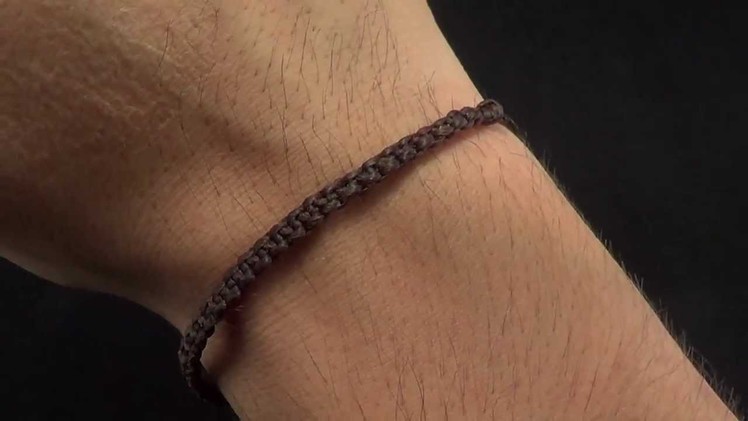 Brown Cotton Buddhist Bracelet for Men | SelectMensJewelry.com