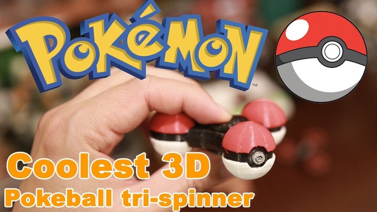 Coolest & Rare DIY 3D Print Pokeball pokemon fidget spinner review vs best spinners on amazon #66