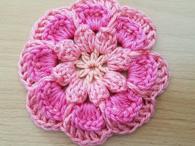 Crocheted flower 48